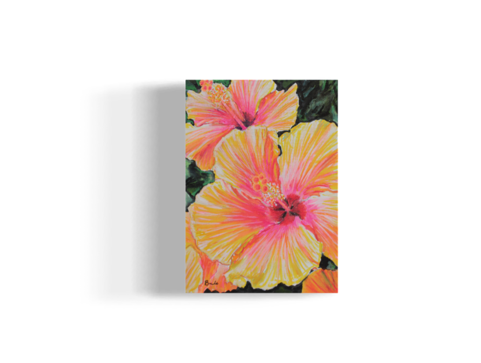 Hibiscus Shine 5" x 7"