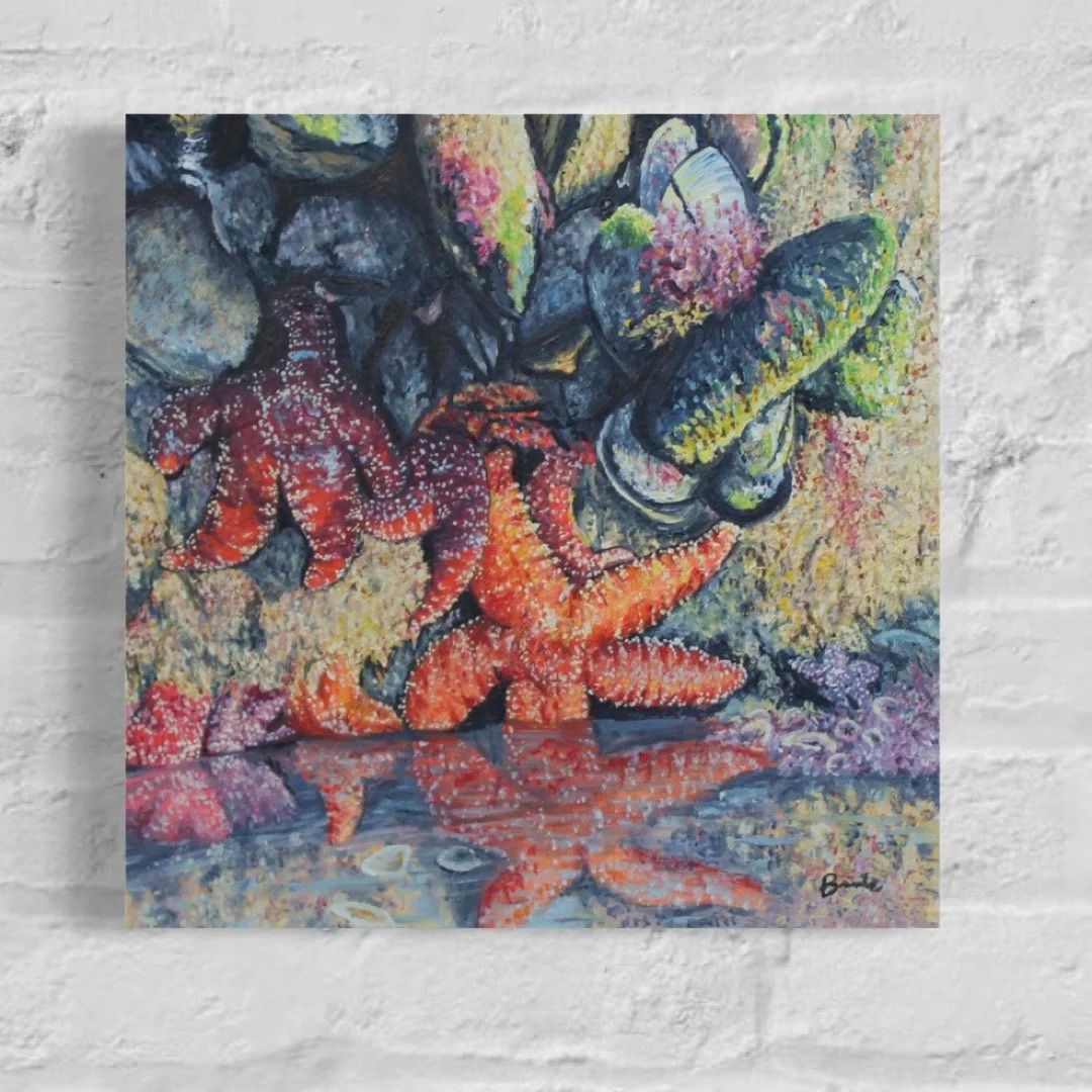 Intertidal 10" x 10"