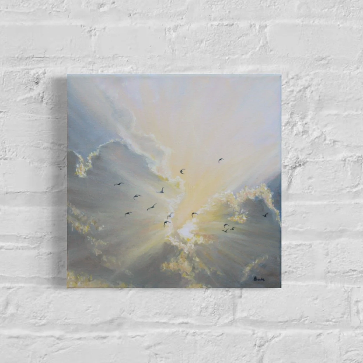 Heavens opening 10" x 10"