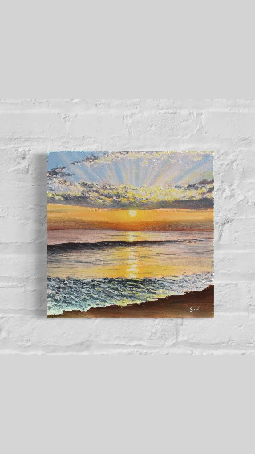 Sunset Reflections 10" x 10"
