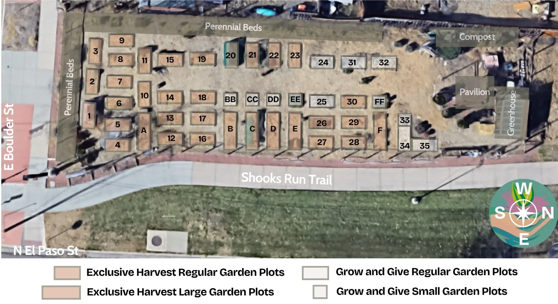 Garden Plot Map — Mid Shooks Run Community Garden