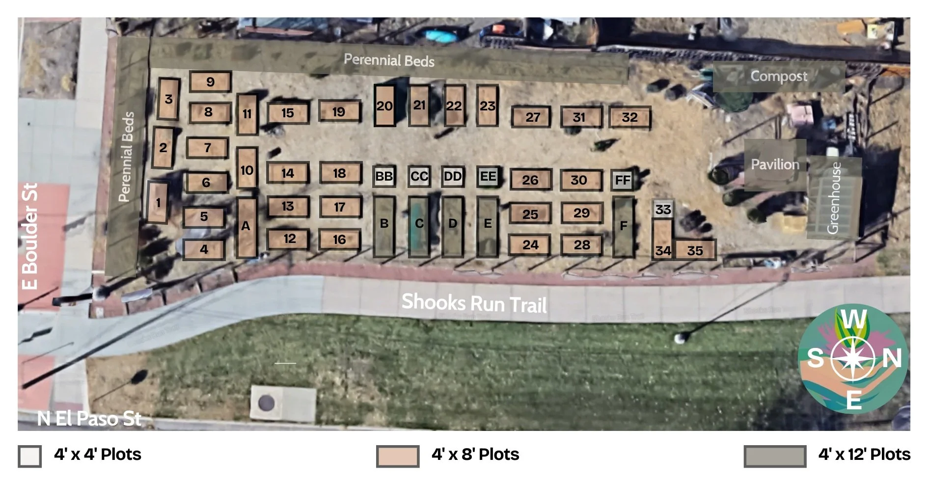 Garden Plot Map — Mid Shooks Run Community Garden