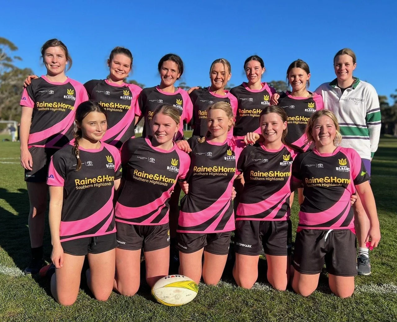 Girls Super 7s Rugby team