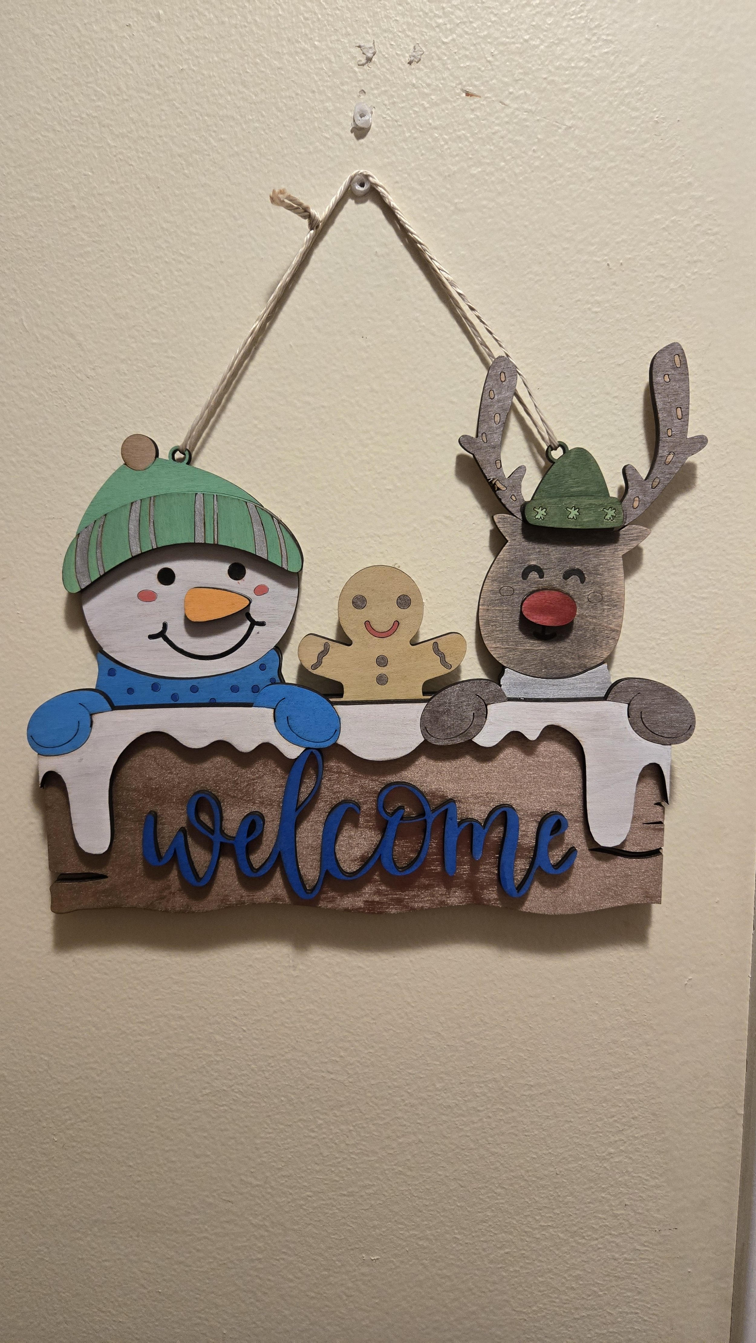 Winter Door Hanger