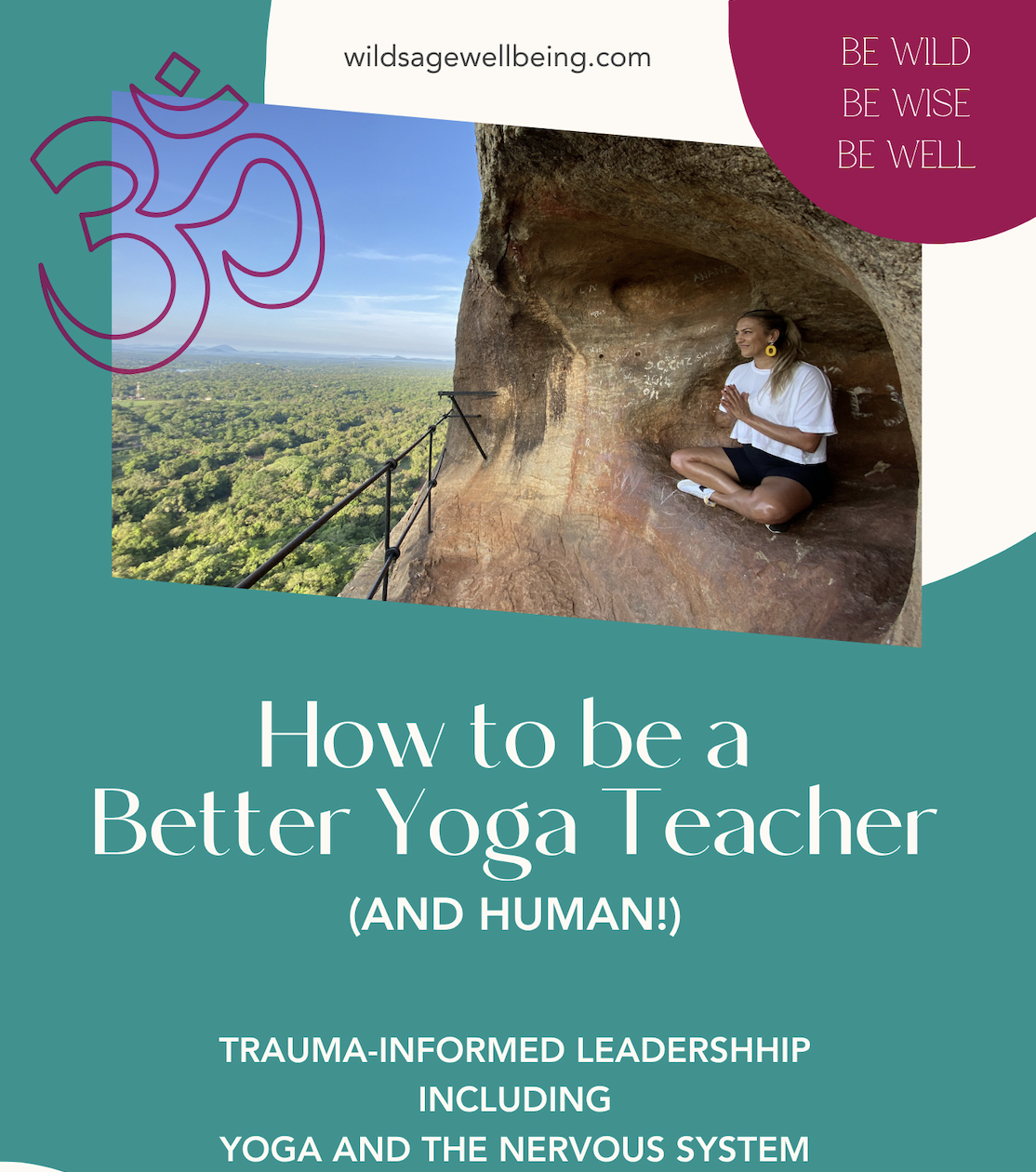 Trauma Informed Yoga Teacher in meditation