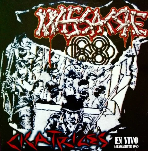 Massacre 68 -  Cicatrices (En Vivo Aguascalientes 1985) LP + 7”