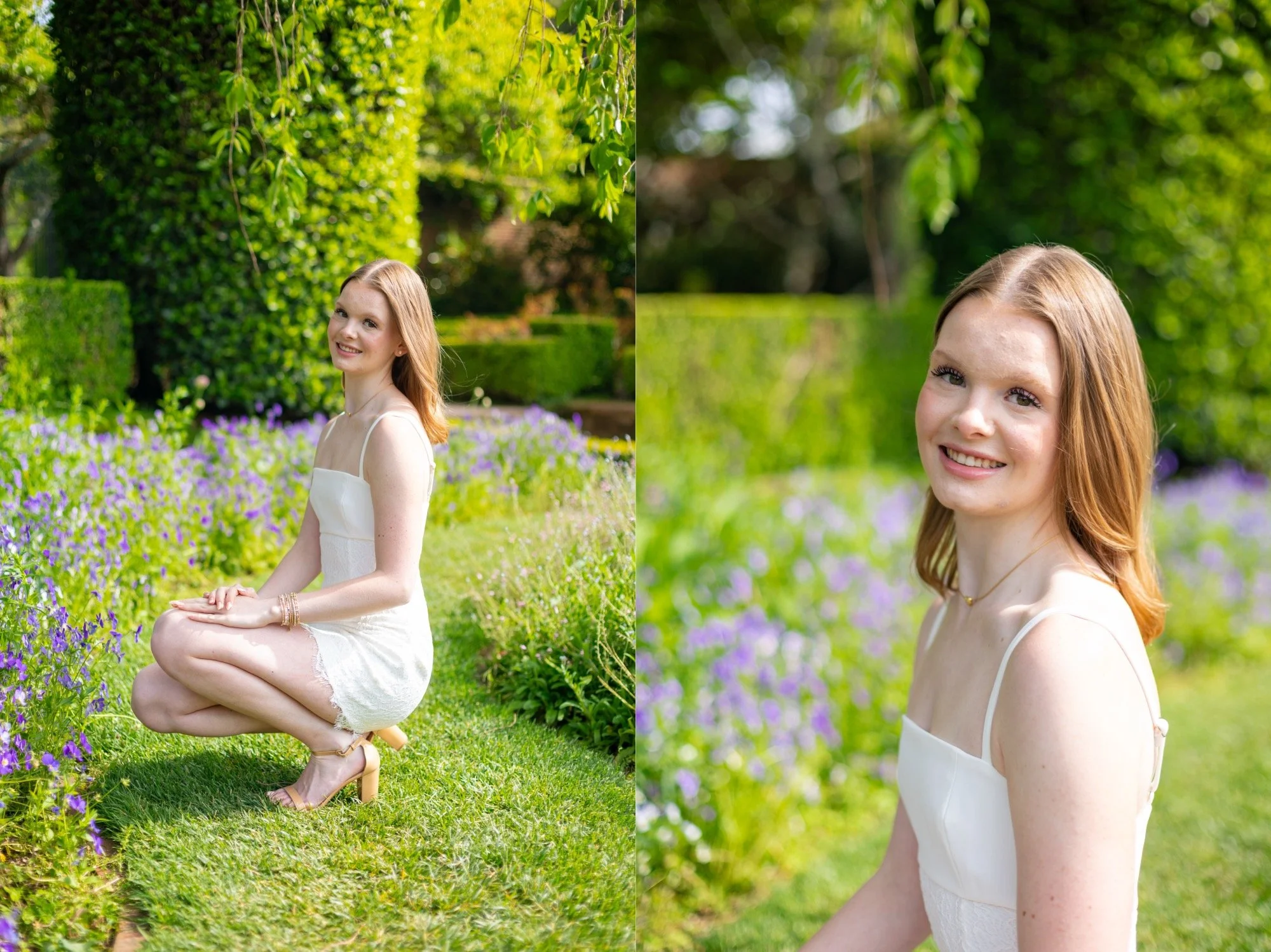 Ellie Senior Photos | Filoli Gardens 
