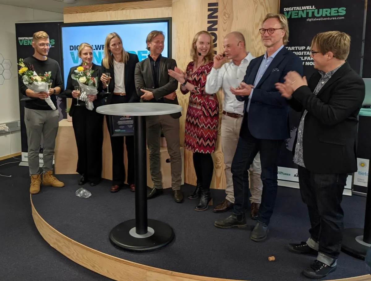 Emotional ceremony when first start-ups graduated from DigitalWell Ventures