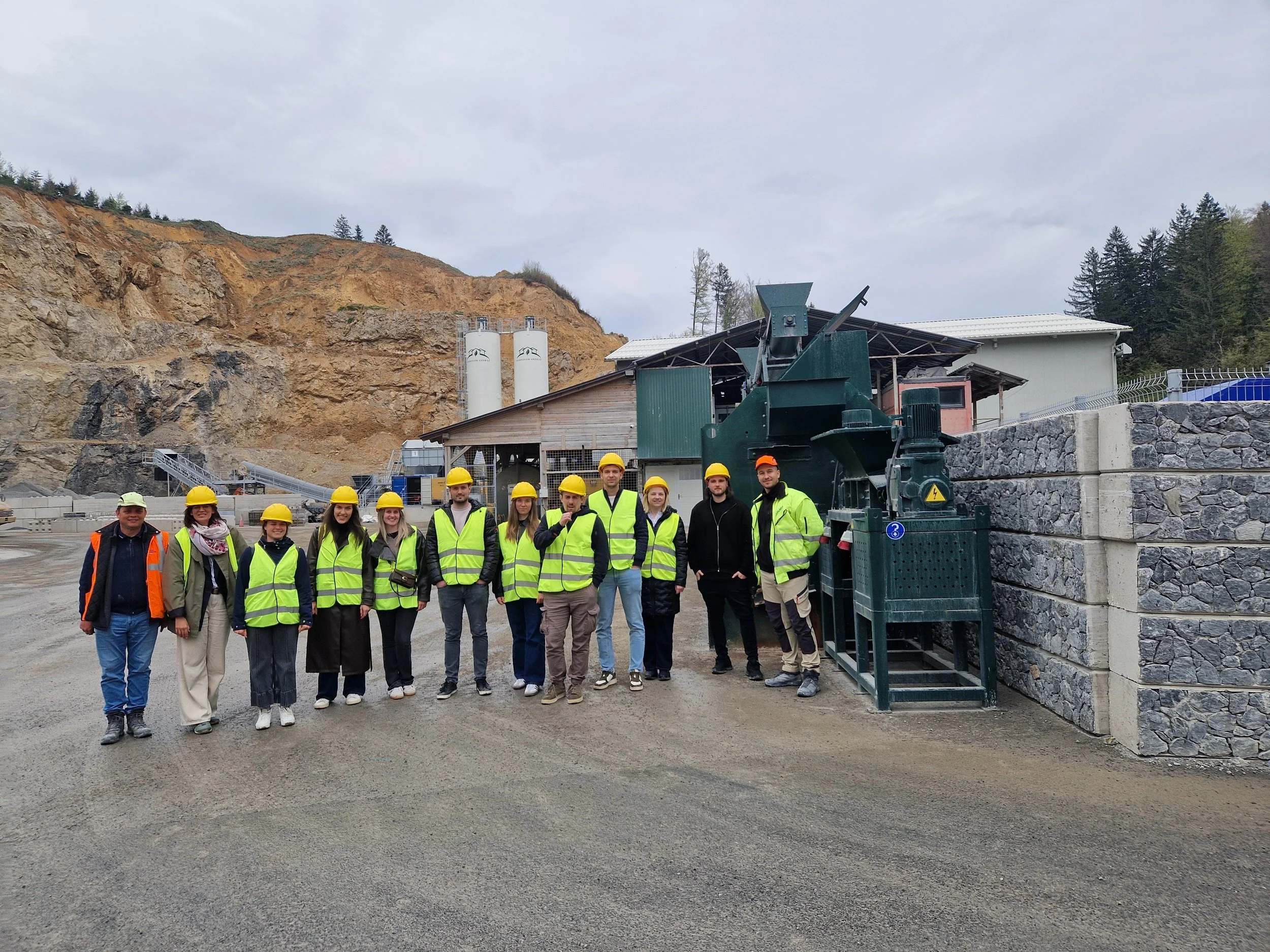 Technical visit to quarry and recycling facility Ekominerals, Slovenia