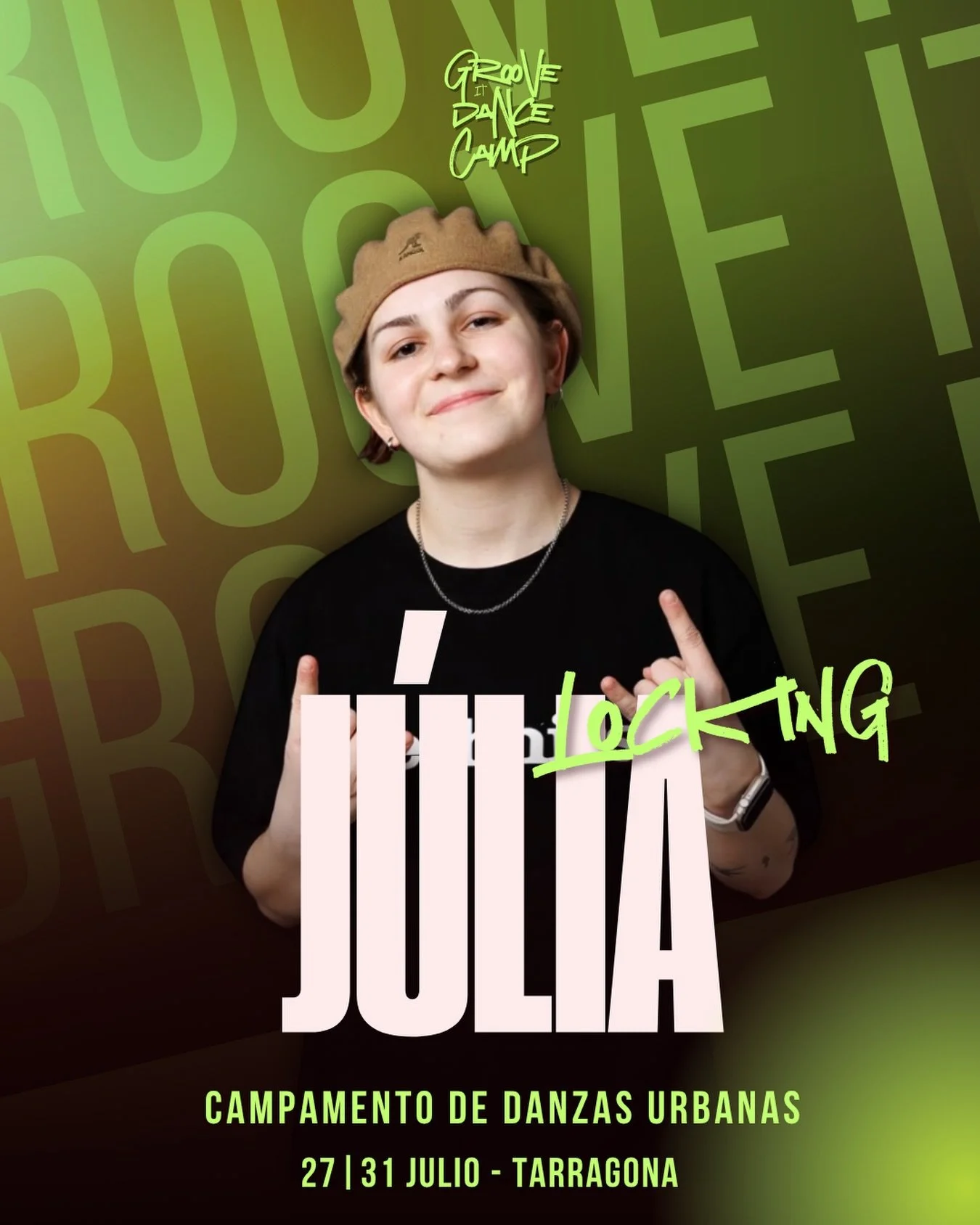 BOOM‼️

Este a&ntilde;o tendremos el placer de tener en el camp a @juliarackova 🔥

Desde Rusia 🇷🇺 llega Julia Rackova, bailarina de Locking con una gran trayectoria internacional a sus espaldas ✨

Sin duda una de las mejores ahora mismo en nuestro