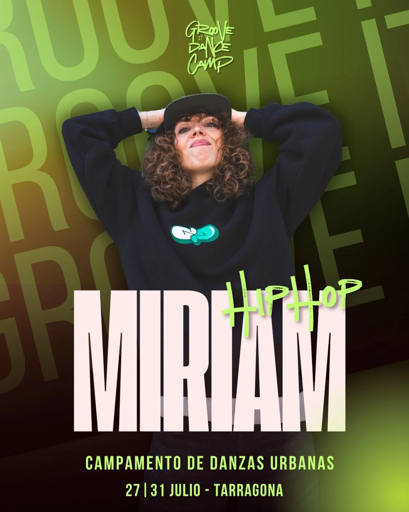 Cerramos el cartel de profes de este a&ntilde;o con @mirikiu 🔥

No pod&iacute;a faltar ya que es organizadora de Groove It Dance Camp y una mujer referente dentro de la escena Hip Hop ✨

Sus clases est&aacute;n llenas de energ&iacute;a, retos y much