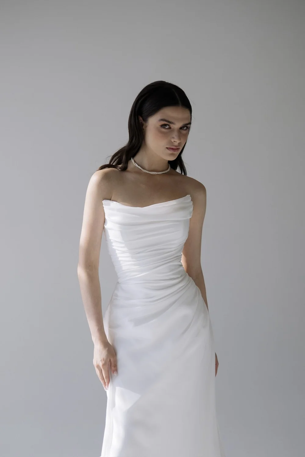The Malaga Gown: Timeless Romance in Effortless Draping  The Bride Side