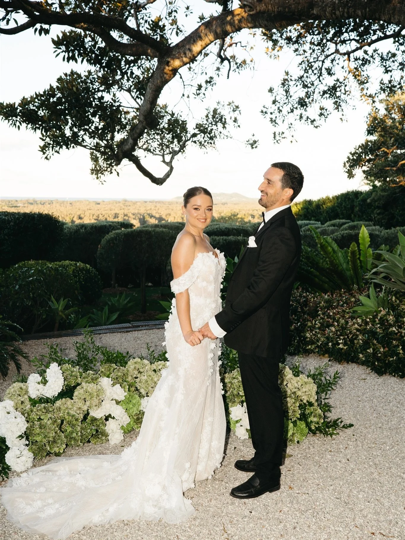 From Pinterest board to reality ✨

The dream team:
Venue ─ @figtreerestaurant │ @byronbayweddings
Photographer ─ @samwyperphotography
Hair &amp; Makeup ─ @tiarnarobertsonmakeup
Styling &amp; Champagne Tower ─ @theweddingshed
Gowns ─ @the_bride_side_b