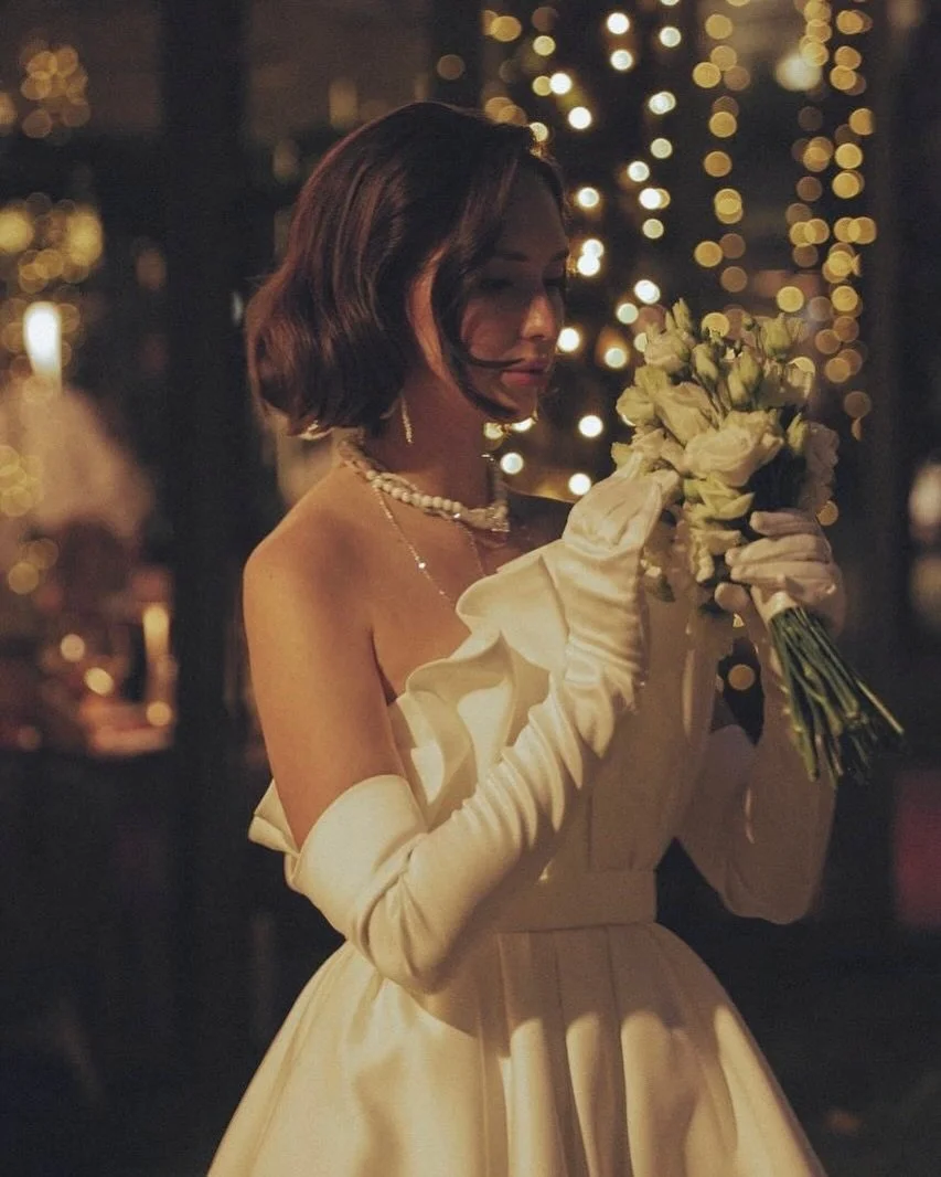 The Almagro Mini: Bold, Modern &amp; Unapologetically Chic

For the bride who dares to stand out, the Almagro gown redefines bridal fashion with its fearless silhouette and avant-garde details. Playful yet sophisticated, this statement mini dress is 