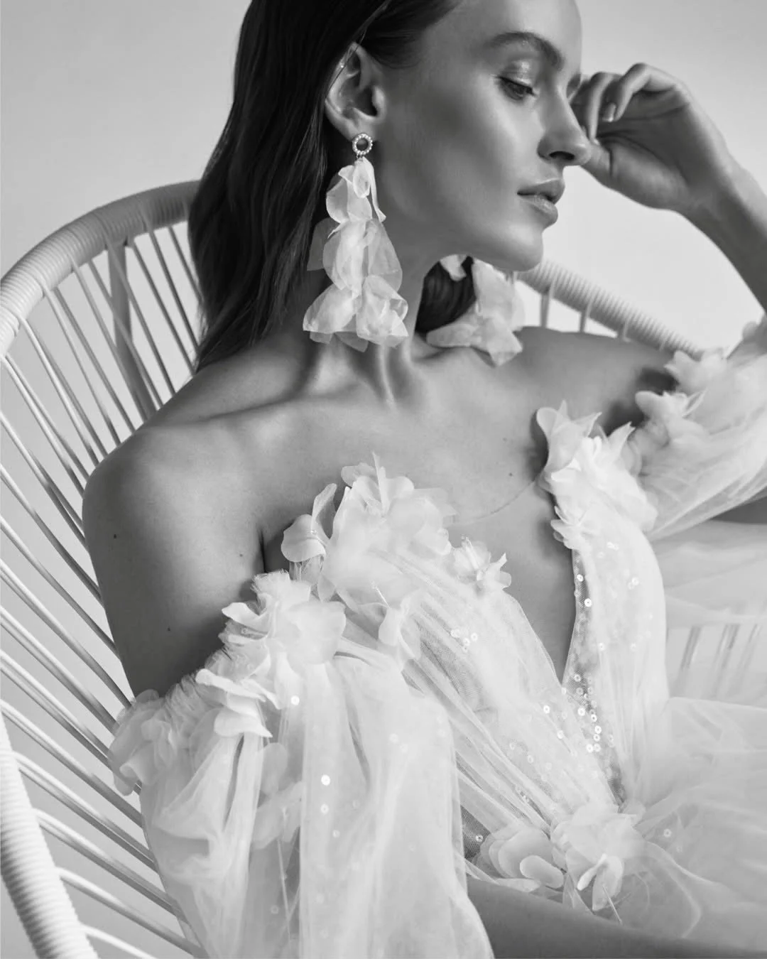 The Melissa Gown: Ethereal Romance with Statement Presence

The Melissa gown is created for the bride who dreams of a look that&rsquo;s soft, airy, and unforgettable &mdash; a gown that feels like stepping into a fairytale while still offering modern