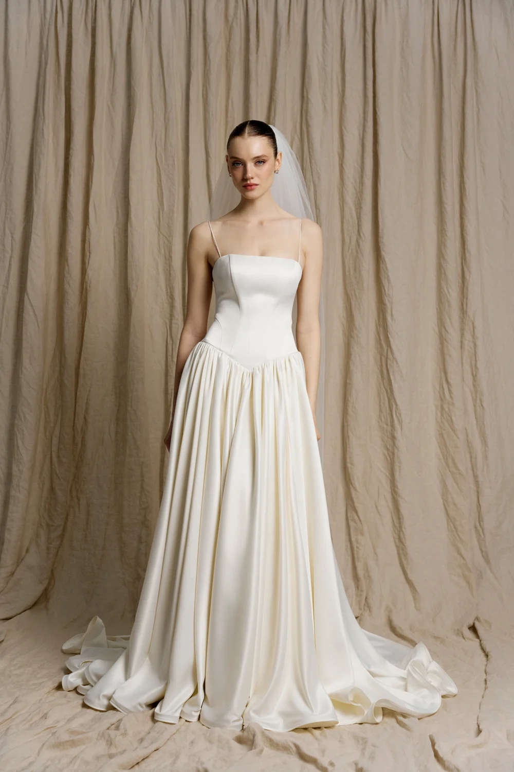 slim fit dress slacks Queen Melissa | Queen Bridal main image 0