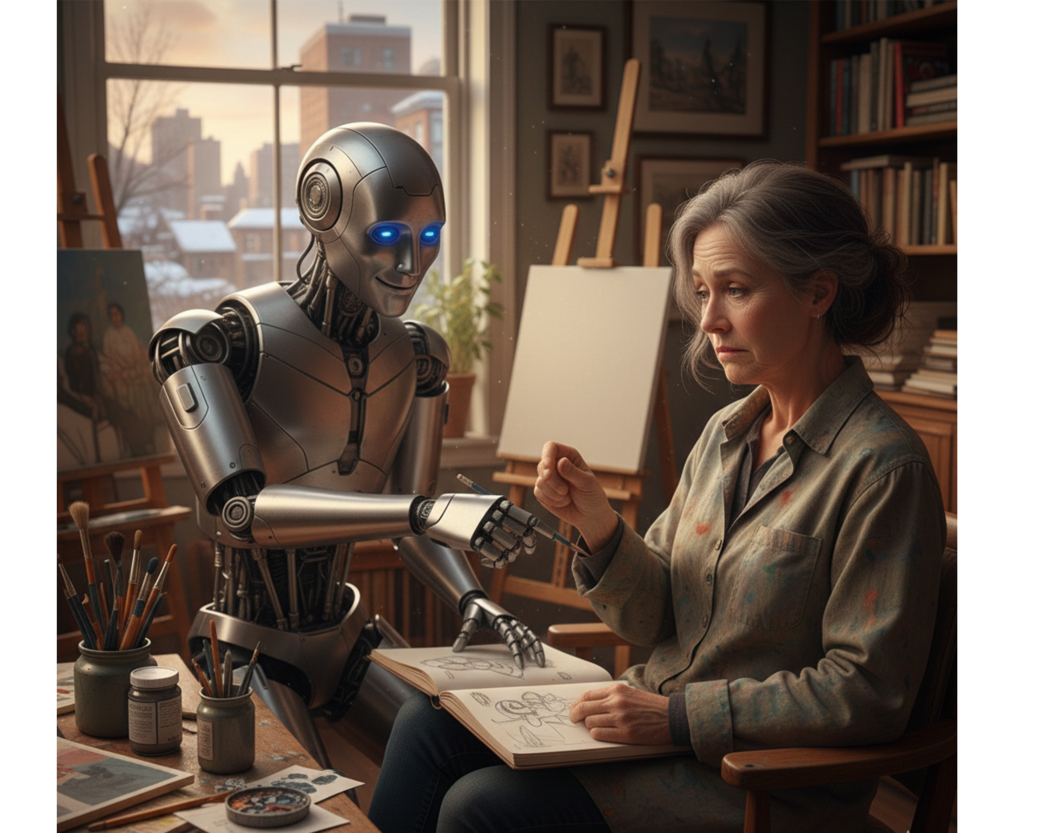 The Ethics of AI Image Creation: A Thoughtful Reflection on Loss and Authenticity