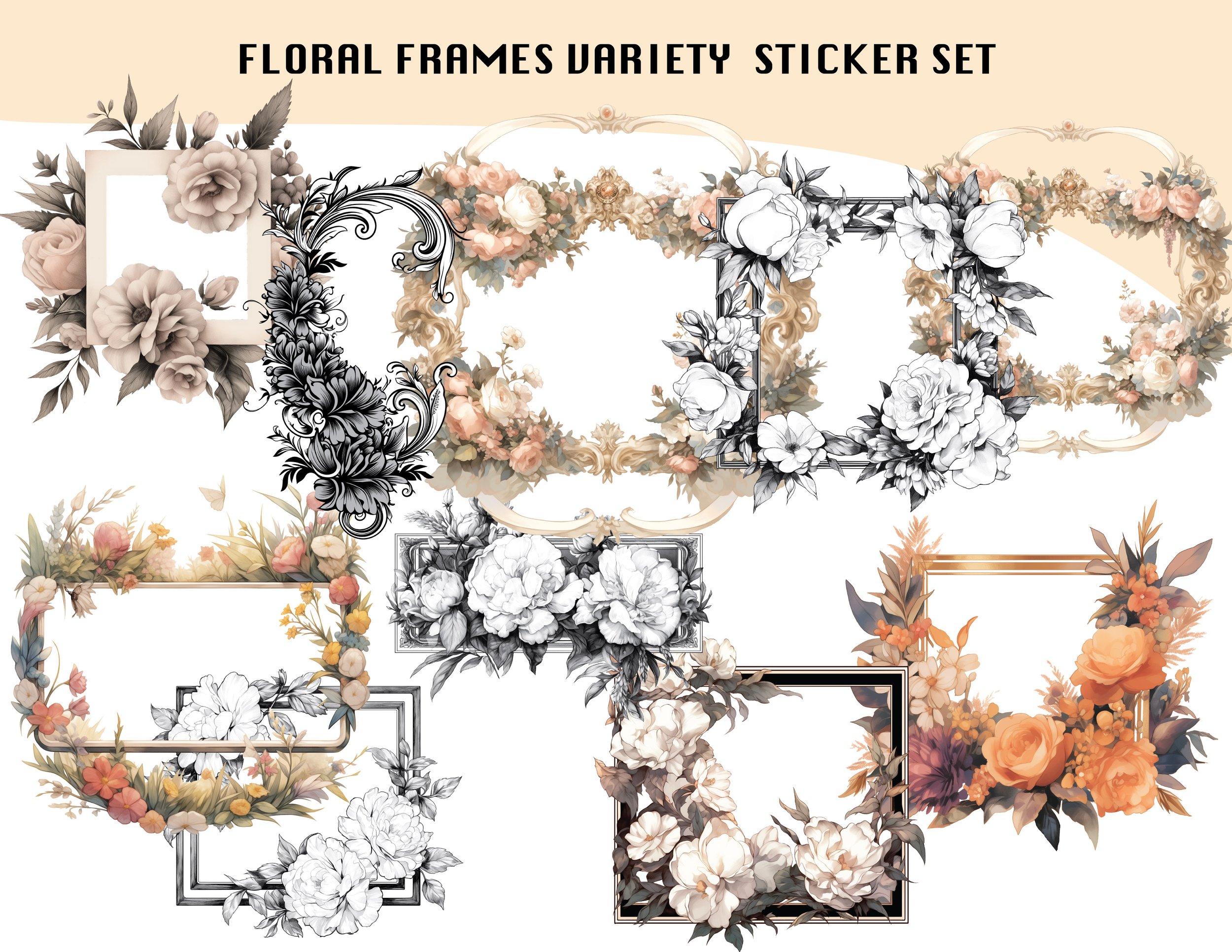Floral Frames Variety set- display-new.jpg