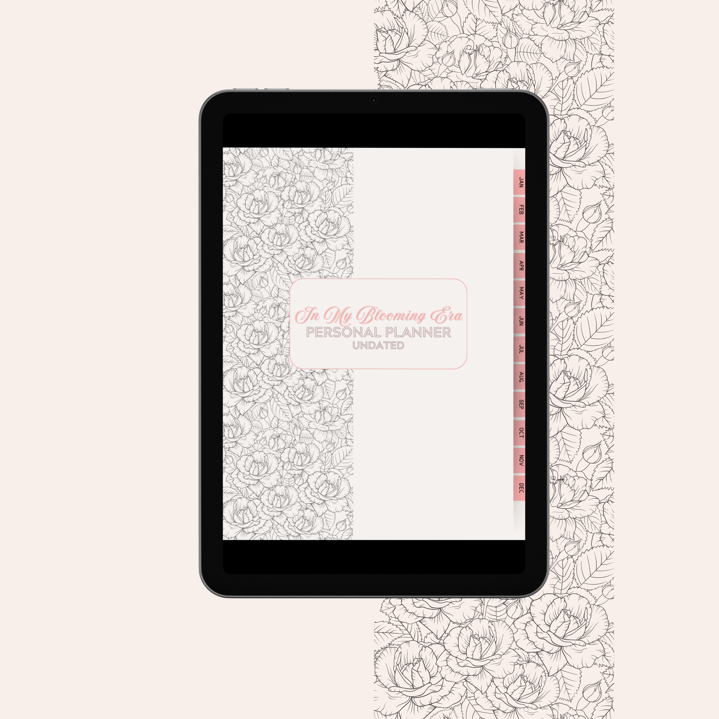 Digital Planner | Blooming Era Floral | Undated Planner