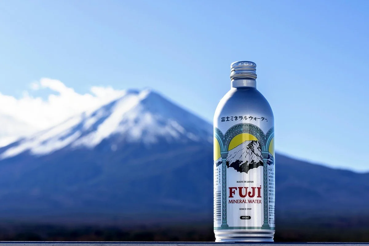 Fuji Premium Mineral Water Aluminum Can — Soku