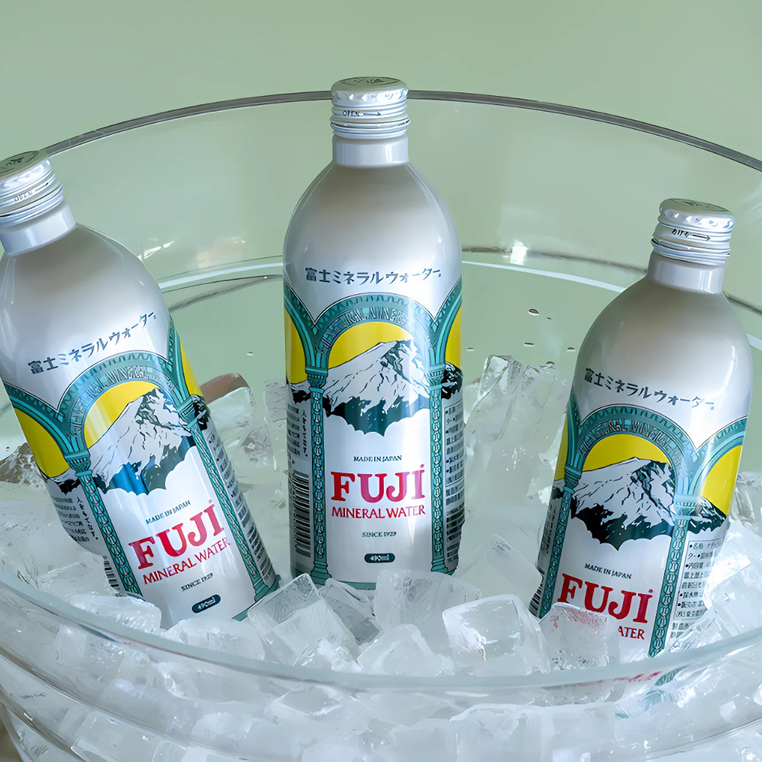 Fuji Premium Mineral Water Aluminum Can — Soku