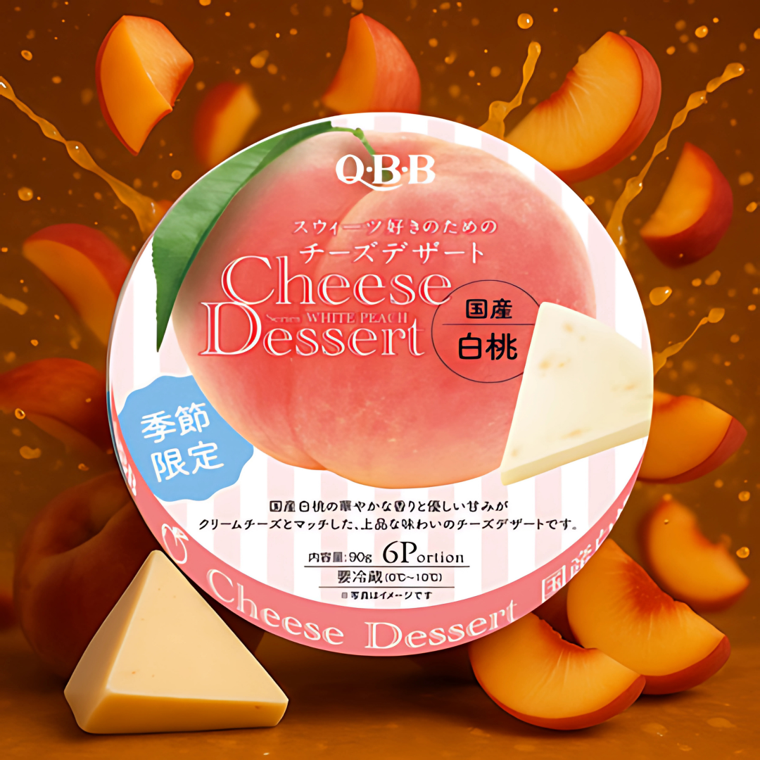 QBB Cheese Dessert Peach