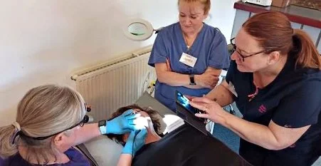 watching a treatment