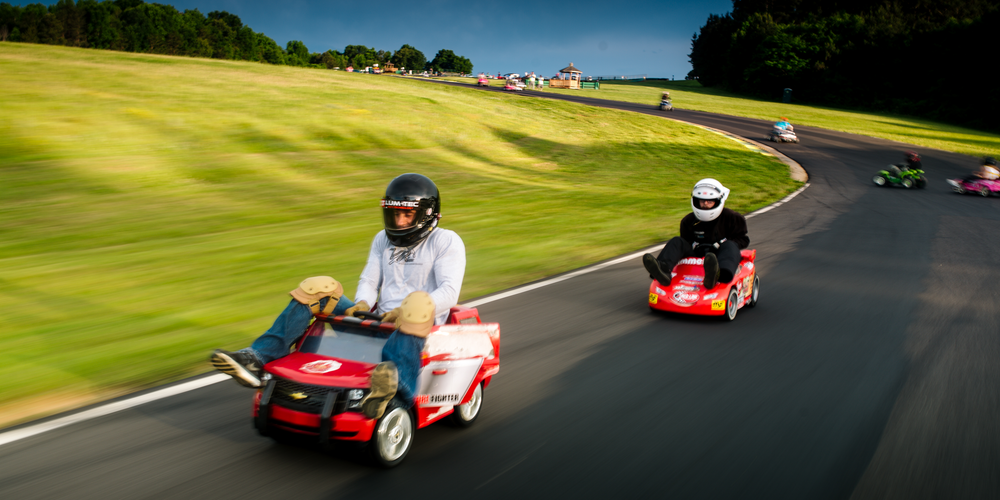 Power wheels race store track
