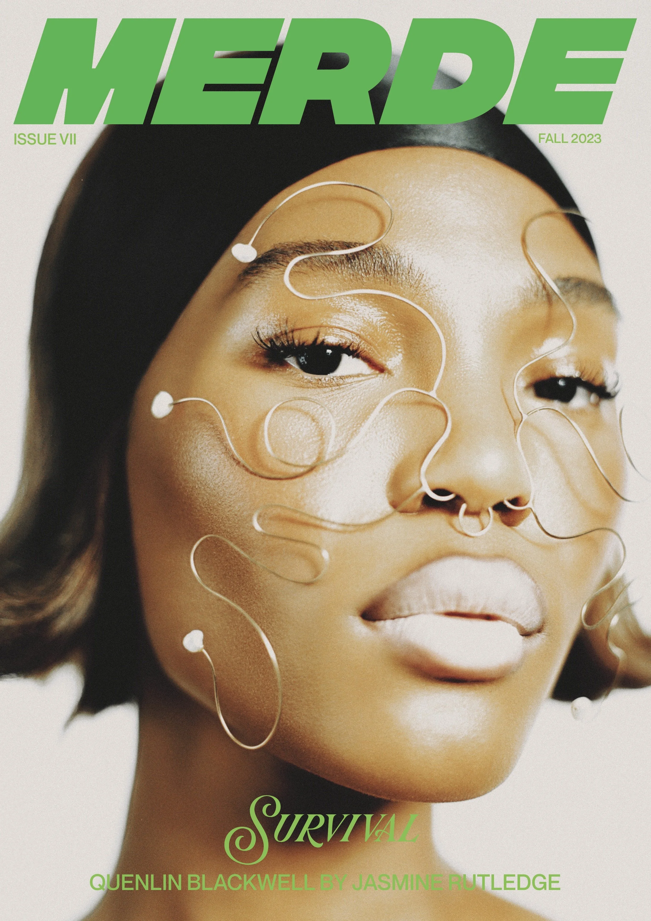 Quenlin Blackwell for the Cover of MERDE 7