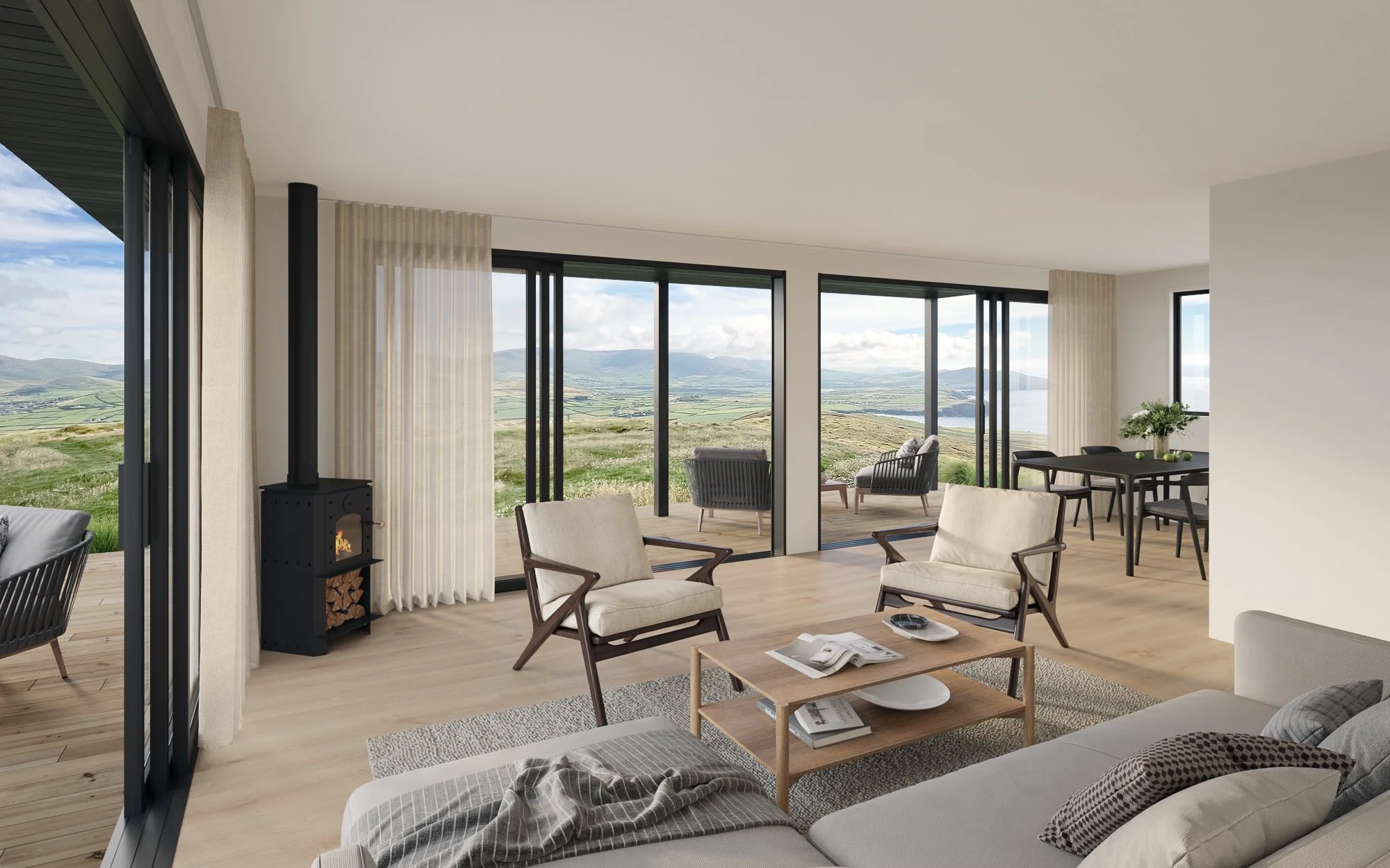 Home design sea view outlook