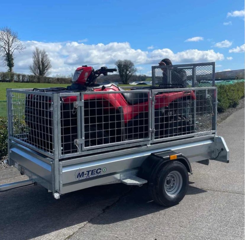 M-Tec 7’6” X 4’4” QuadMaster Trailer