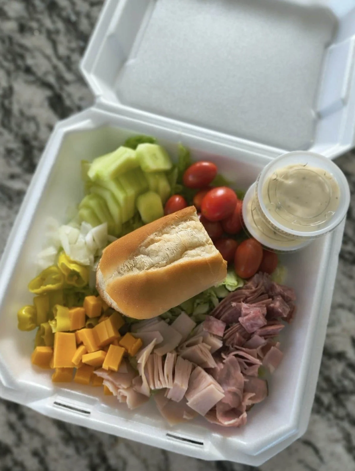 Sub in the tub salad