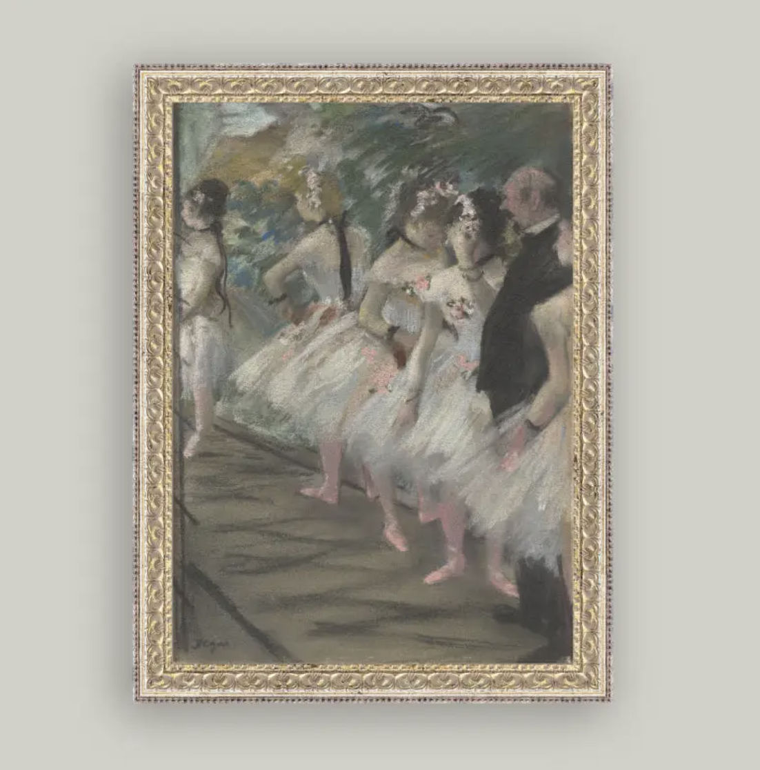 The Ballet Framed Antique Art