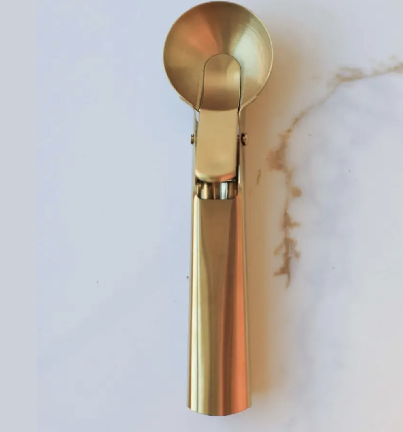 Auric Gold Light Stainless Steel Ice Cream Scoop