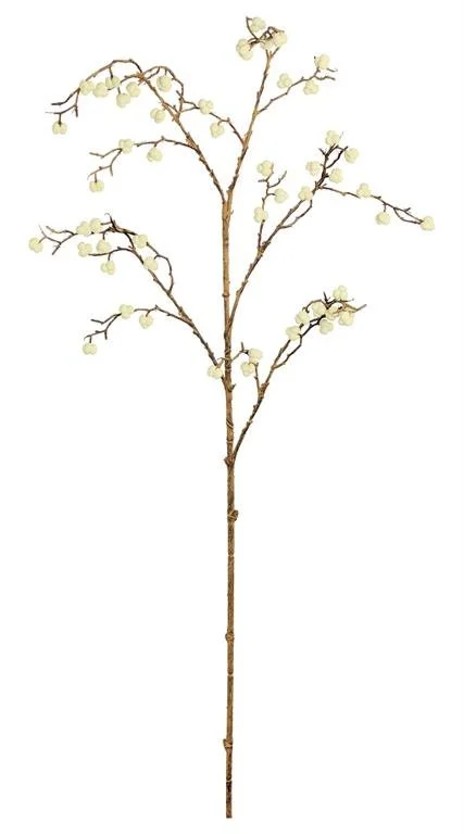 Berry Spray, 35" Cream