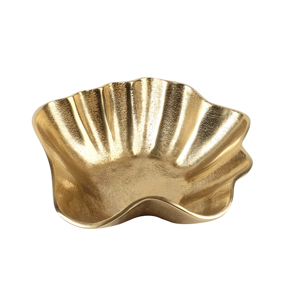Gold Sculptural Bowl