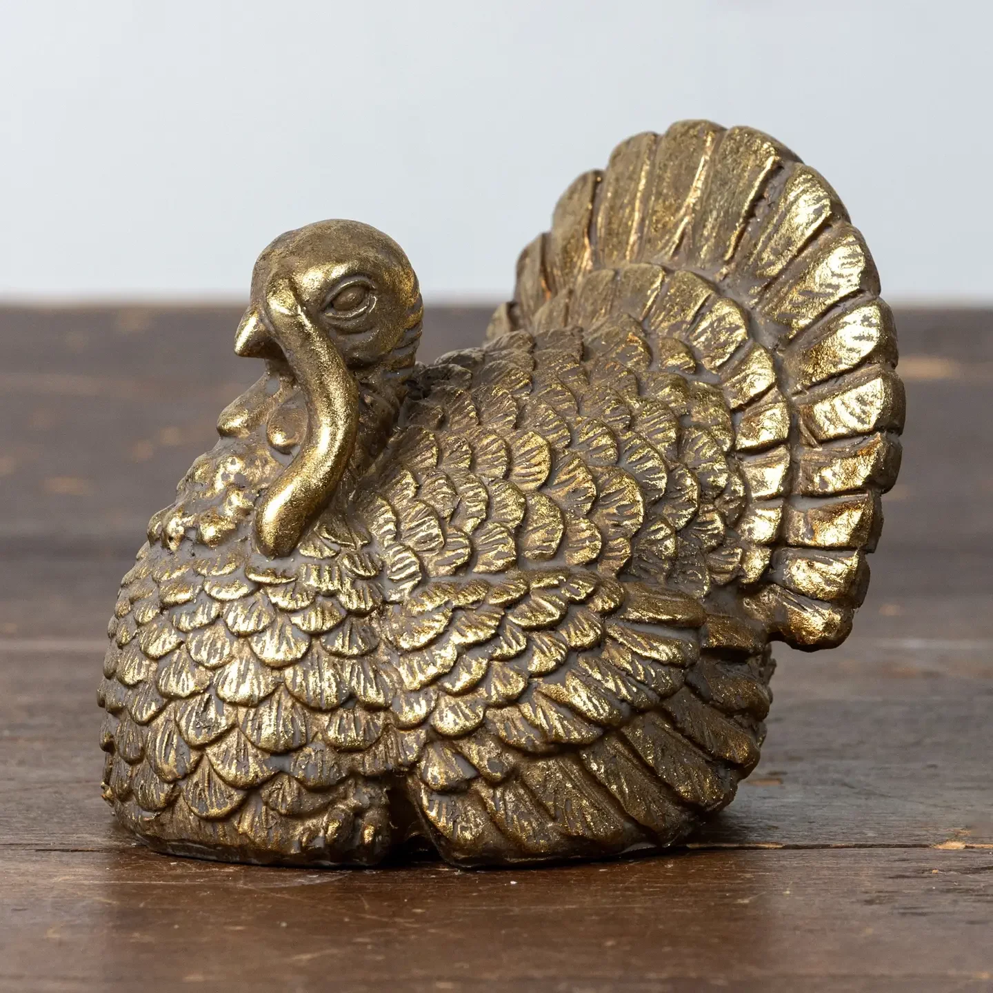 Gold Turkey Statuette