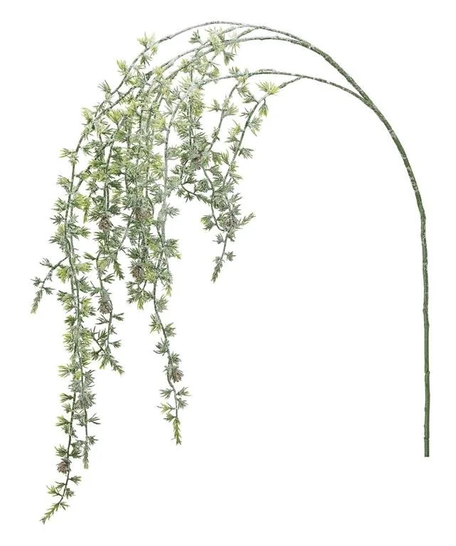 Glittered Hanging Pine Spray, 53", Green