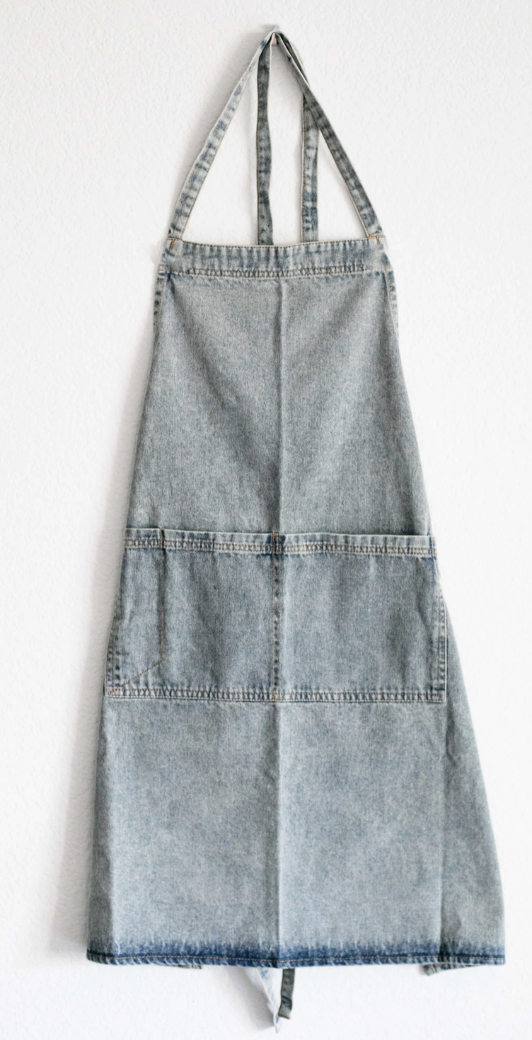 Washed Denim Apron