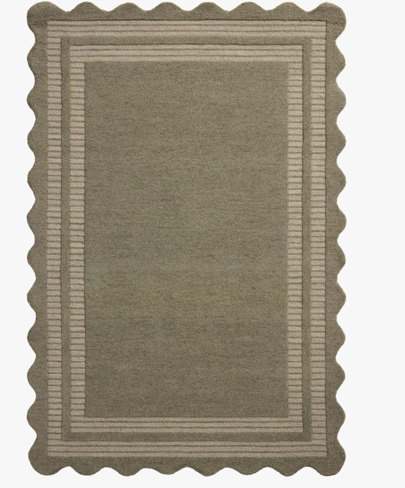 Scottie Rug - Olive/Pebble - 7'9" x 9'