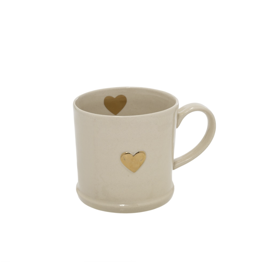 Sweet Heart Mug, Gold