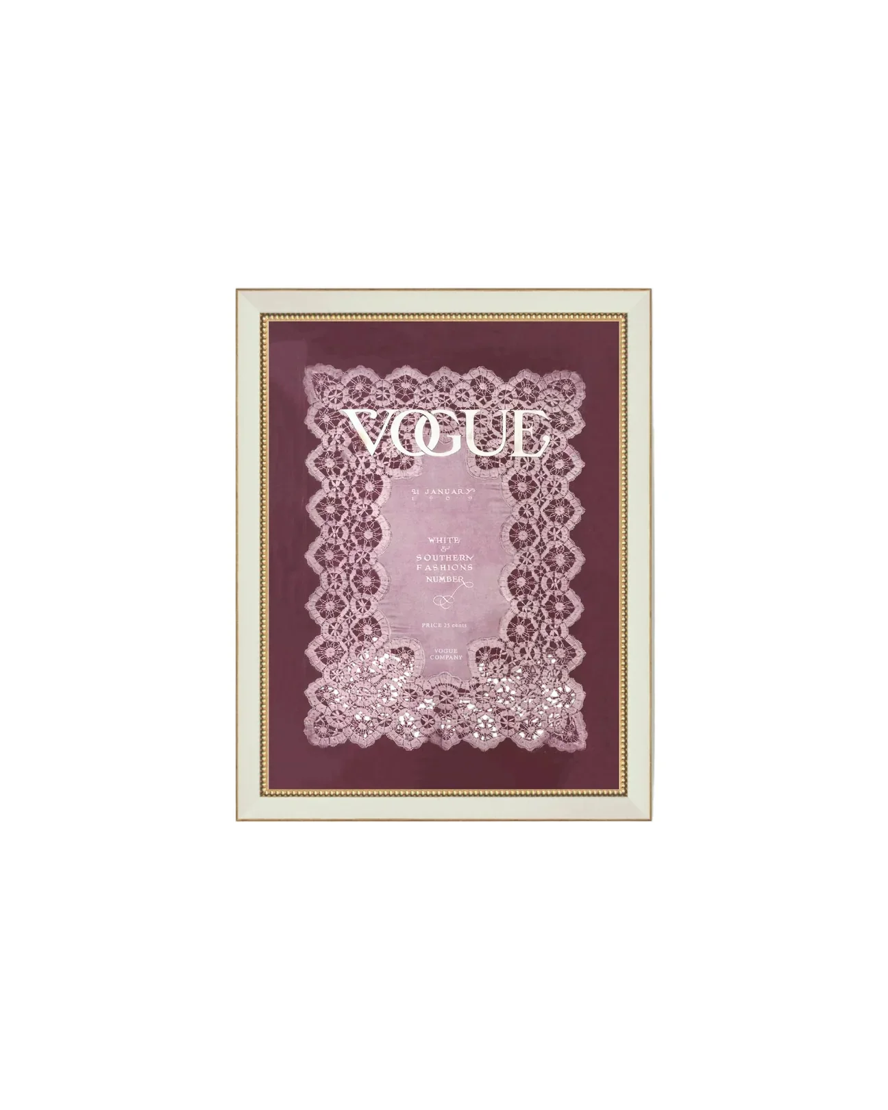 Vintage Vogue Maroon