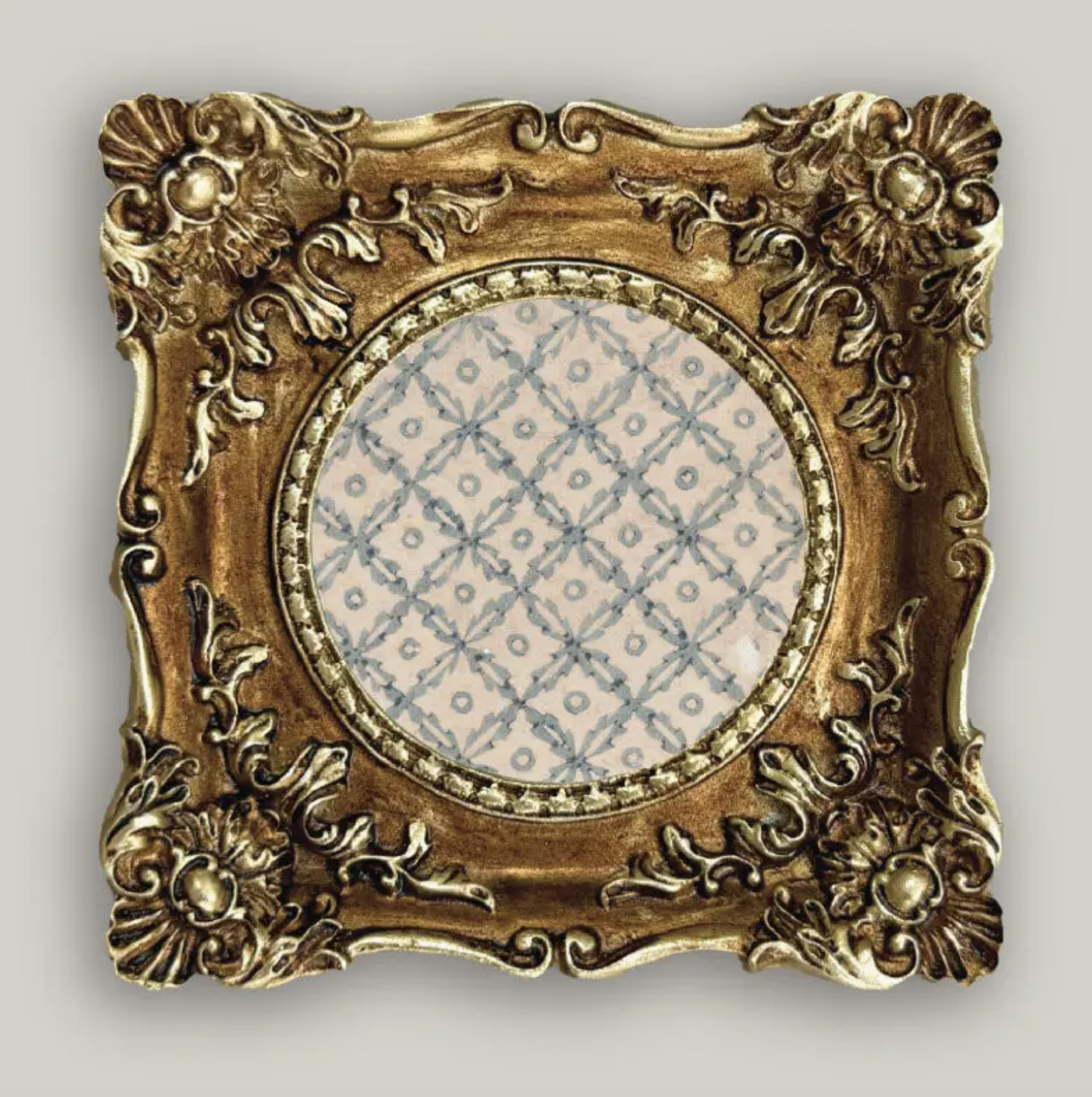 Ornate Small Square Photo Frame