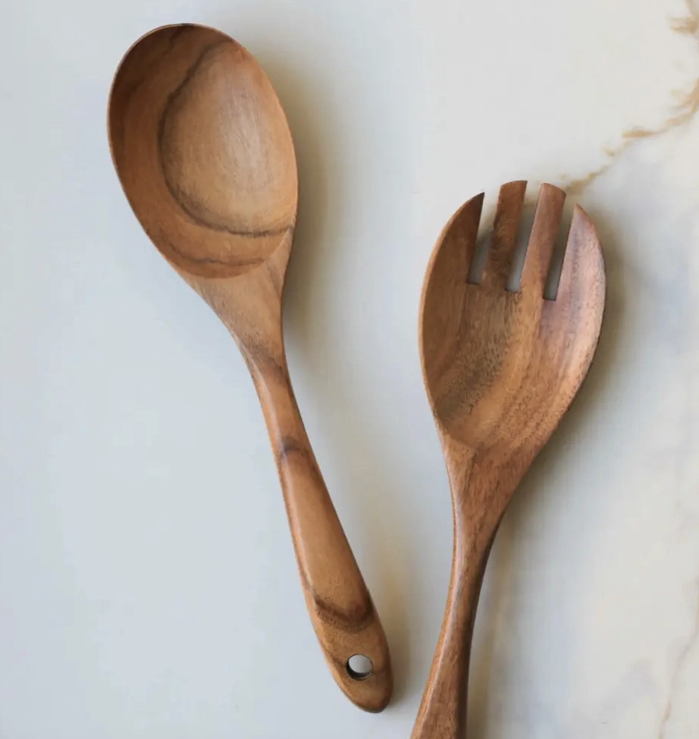 Teak Wood Salad Spoon