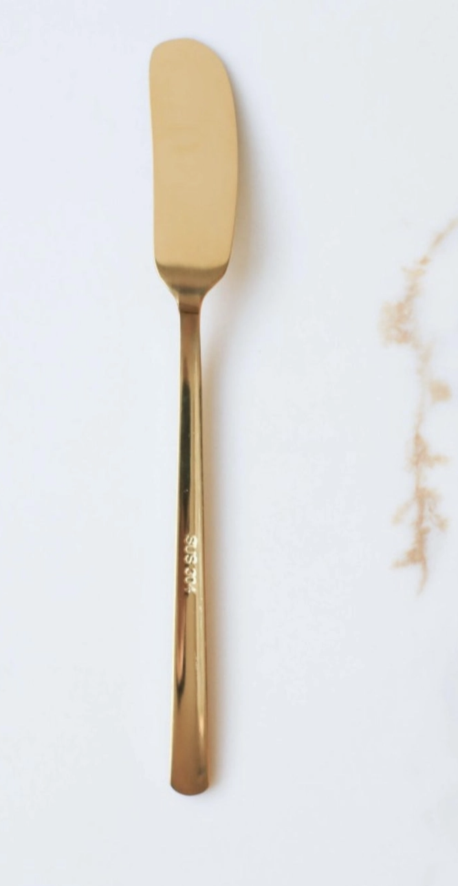 Gold Plated Butter Knife