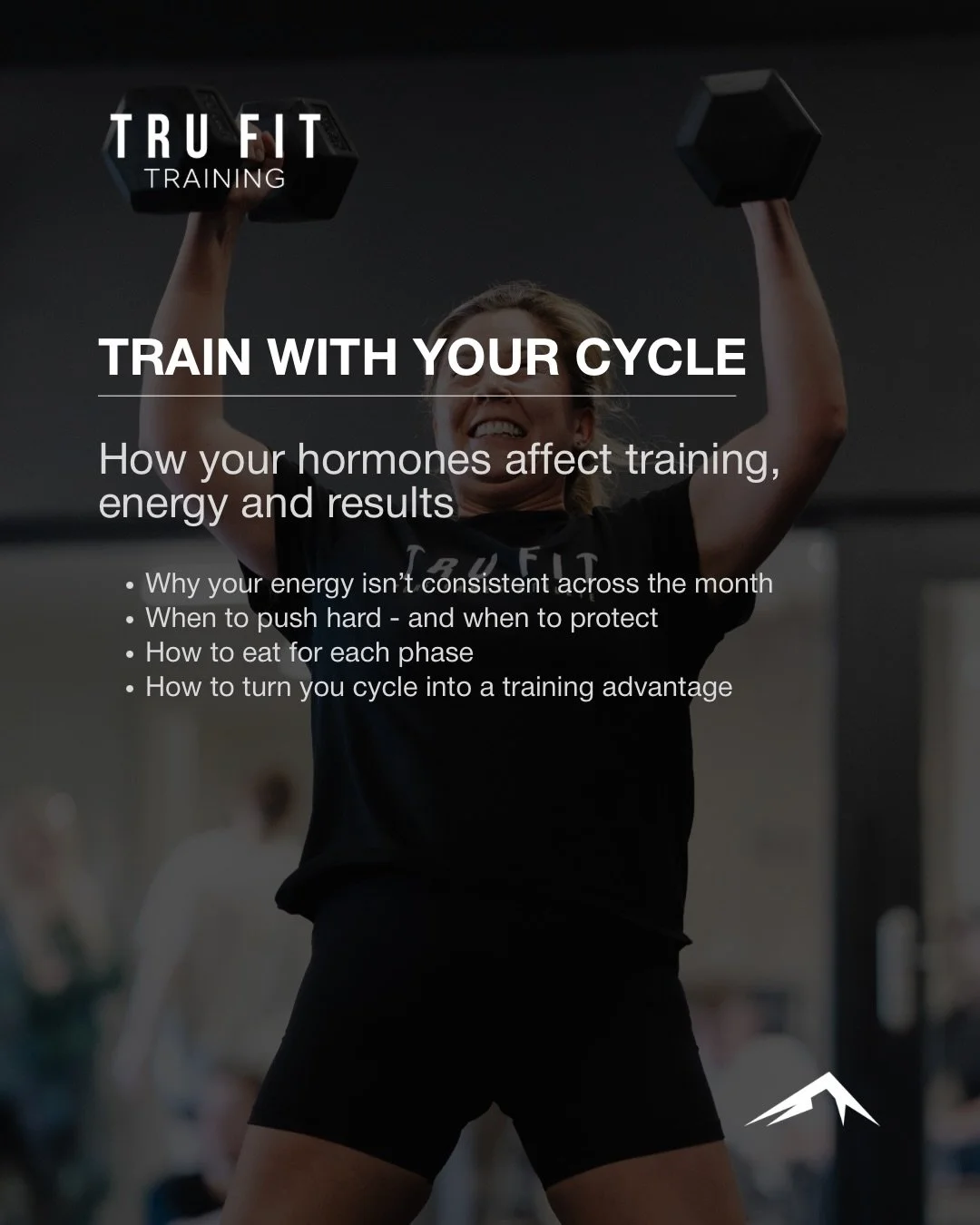 Your cycle can be your advantage. Learn how to use it. 💪🏼 

#TRUFIT #WomensTraining #HormoneHealth #TruFitTraining #FemalePerformance
