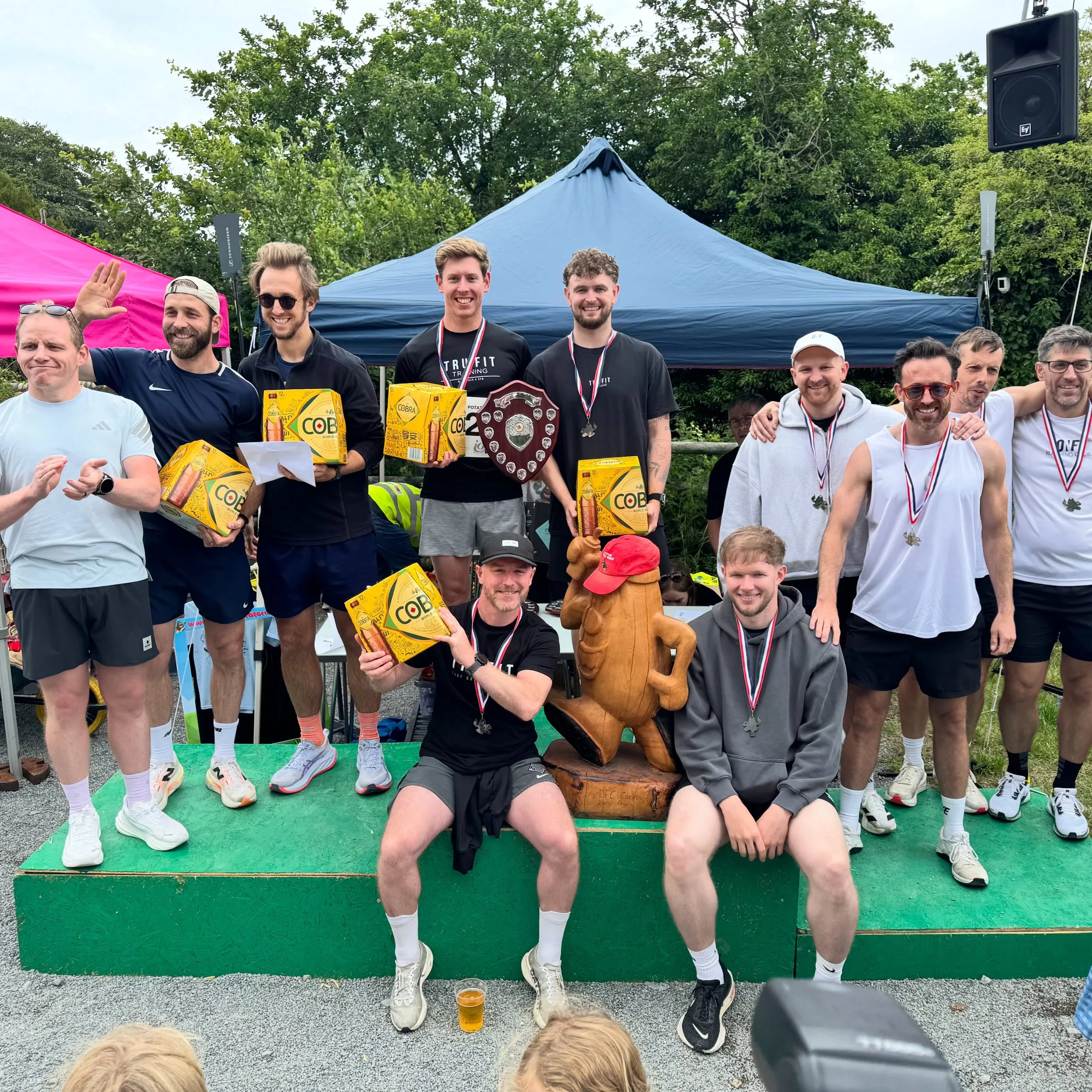 Potato race double 🥇 🥇 

Couldn&rsquo;t be prouder of these guys 🥹🖤

Unreal support from the TRU FIT family - thank you to everyone who came down to cheer these guys on.

More team next year?! 

@flittonpotatorace 

#TRUFIT #Silsoe #Gym #Communit