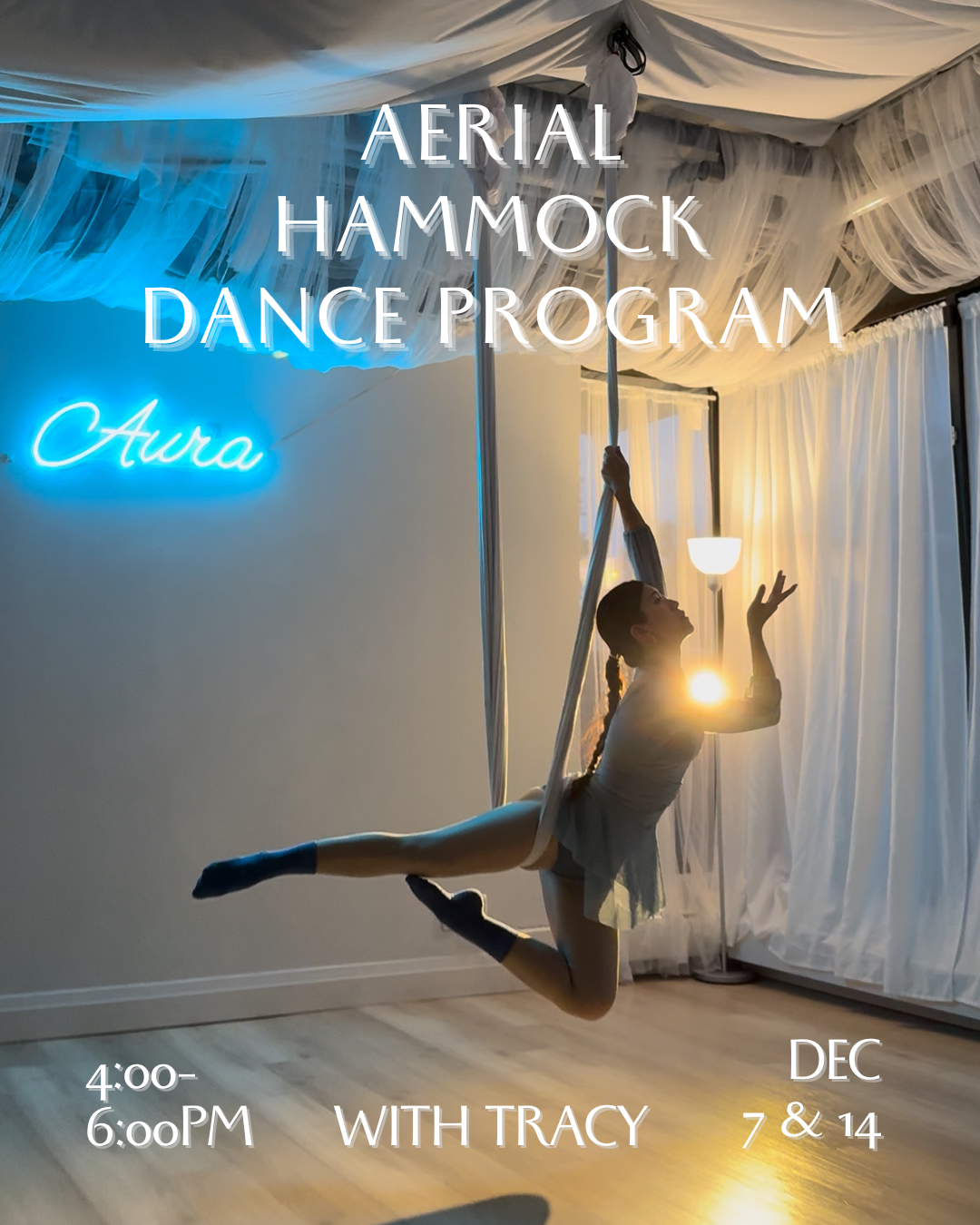 Aerial Hammock Dance Program with Traccy