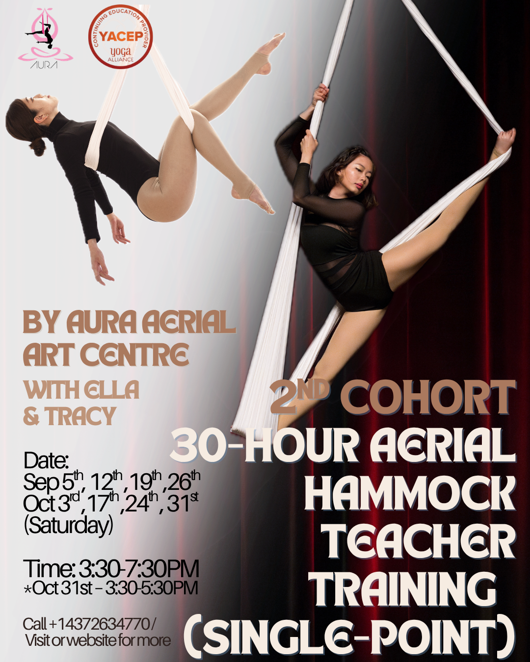  ✨ 30-hour Aerial Hammock Teacher Training (Single-point)—Cohort 2 is here! ✨