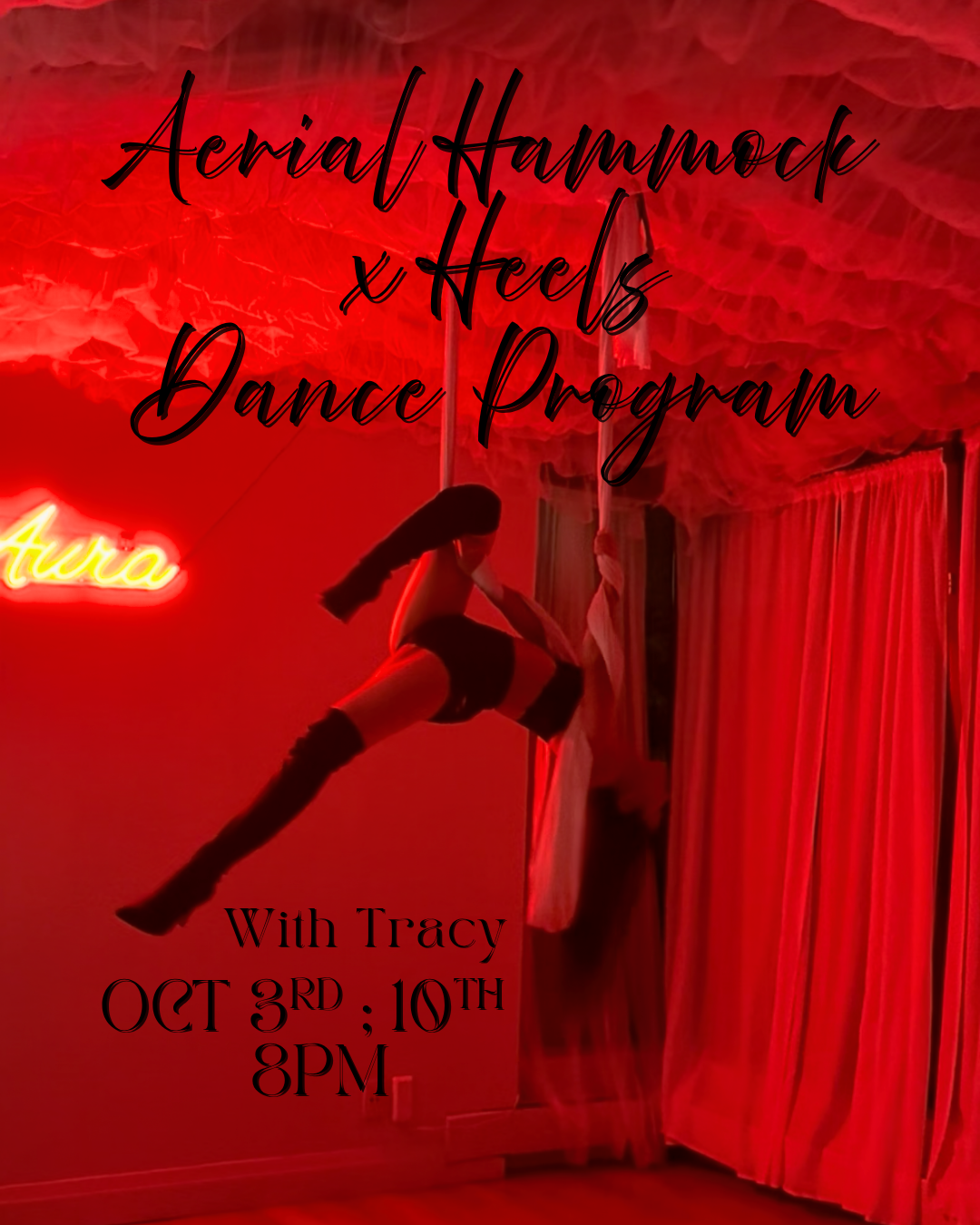 🖤AERIAL HAMMOCK HEELS Dance Program👠